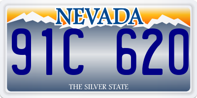 NV license plate 91C620