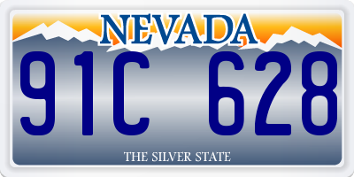 NV license plate 91C628