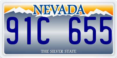 NV license plate 91C655