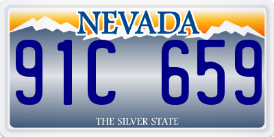 NV license plate 91C659