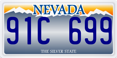 NV license plate 91C699