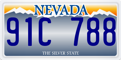 NV license plate 91C788