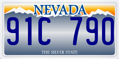 NV license plate 91C790