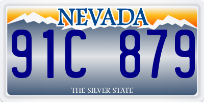 NV license plate 91C879