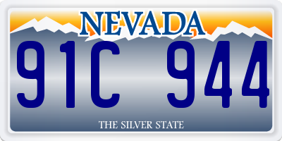NV license plate 91C944