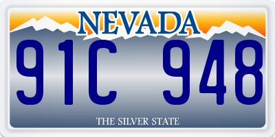 NV license plate 91C948