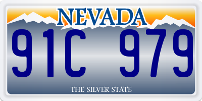 NV license plate 91C979