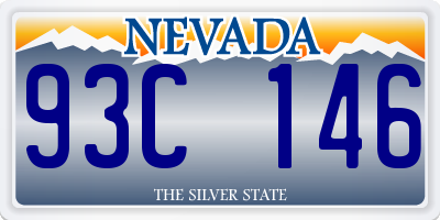 NV license plate 93C146