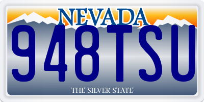 NV license plate 948TSU