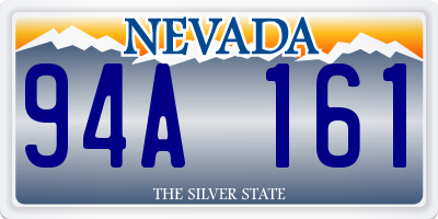 NV license plate 94A161
