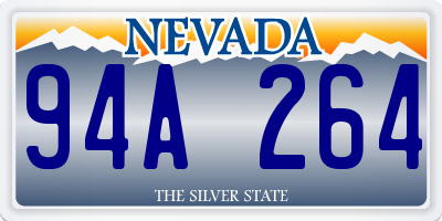 NV license plate 94A264