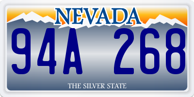 NV license plate 94A268