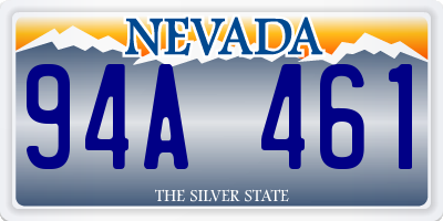 NV license plate 94A461