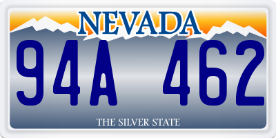 NV license plate 94A462