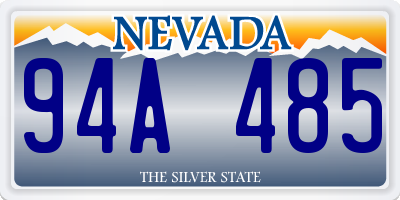 NV license plate 94A485