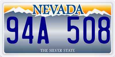 NV license plate 94A508