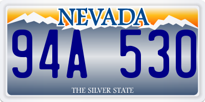 NV license plate 94A530