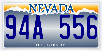 NV license plate 94A556