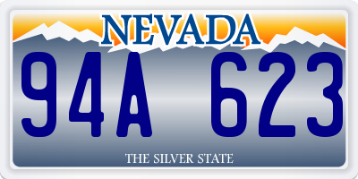 NV license plate 94A623