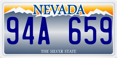 NV license plate 94A659