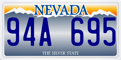 NV license plate 94A695