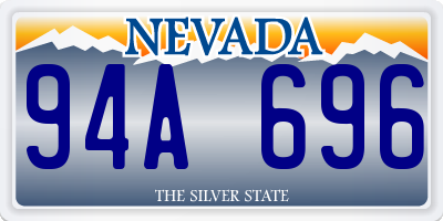 NV license plate 94A696