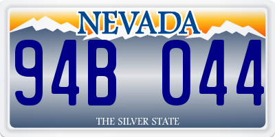 NV license plate 94B044