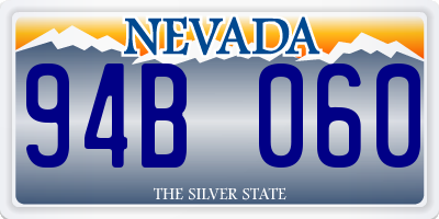 NV license plate 94B060