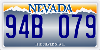 NV license plate 94B079