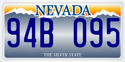 NV license plate 94B095