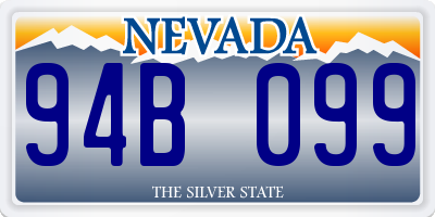NV license plate 94B099