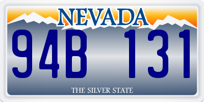 NV license plate 94B131