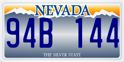 NV license plate 94B144