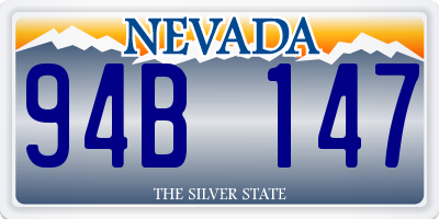 NV license plate 94B147