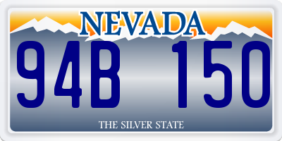 NV license plate 94B150