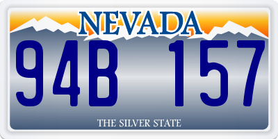 NV license plate 94B157