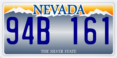 NV license plate 94B161