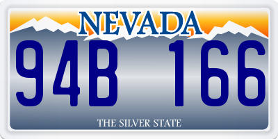 NV license plate 94B166