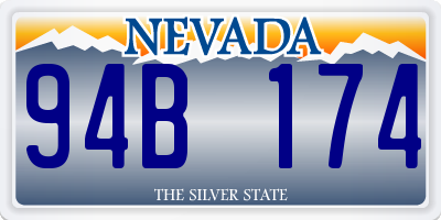 NV license plate 94B174
