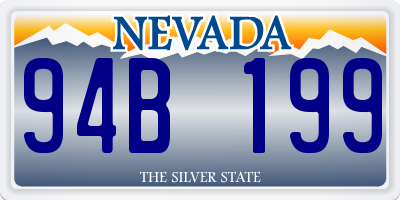 NV license plate 94B199