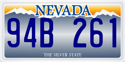 NV license plate 94B261