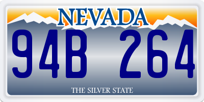 NV license plate 94B264