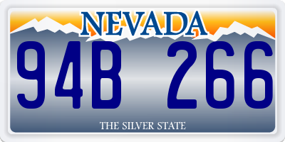 NV license plate 94B266