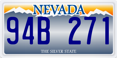 NV license plate 94B271