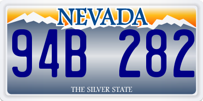 NV license plate 94B282