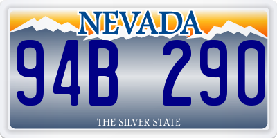 NV license plate 94B290