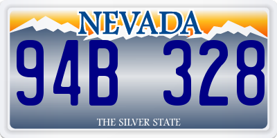 NV license plate 94B328