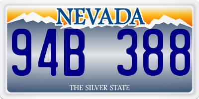 NV license plate 94B388
