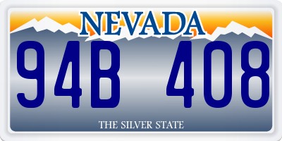 NV license plate 94B408