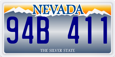 NV license plate 94B411